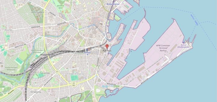 Vejkort over Aarhus