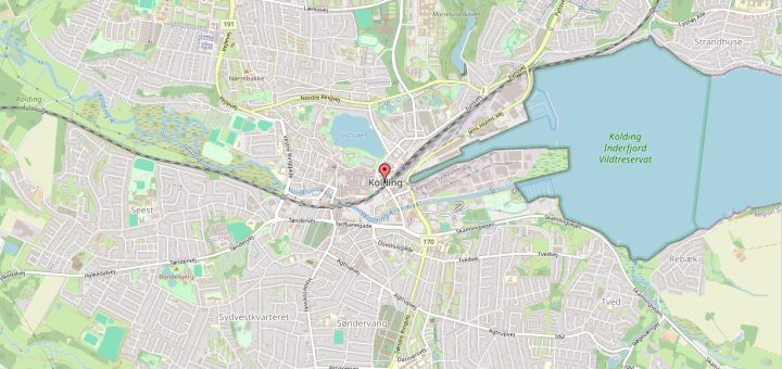 Vejkort over Kolding