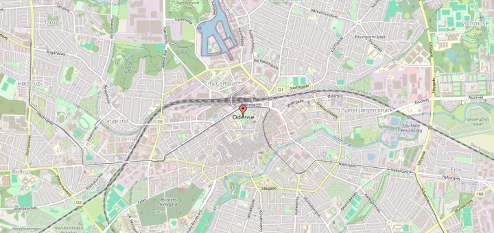 Vejkort over Odense