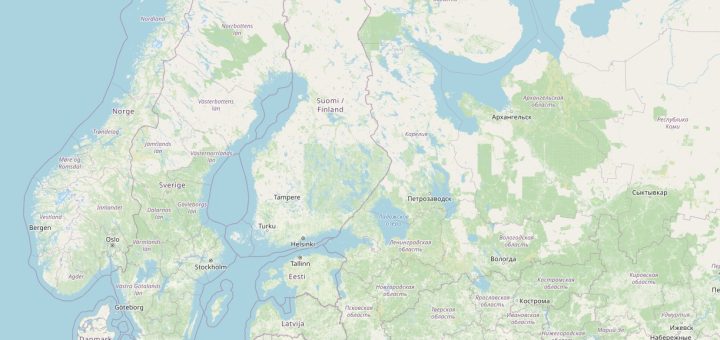 Kort Finland