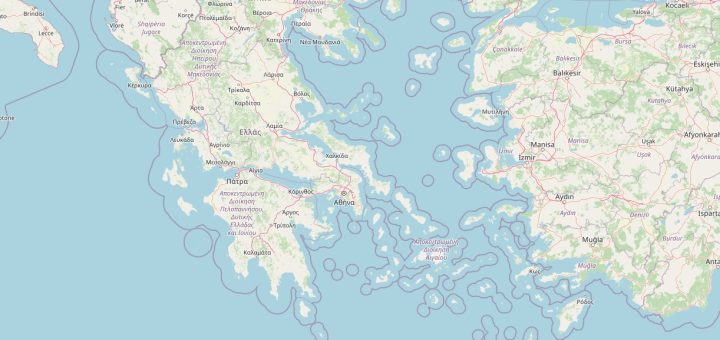 Kort Grækenland