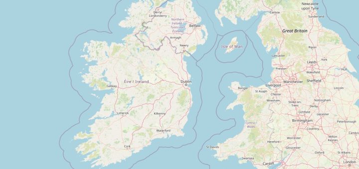Kort Irland